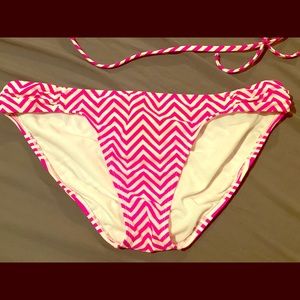Pink Chevron Bikini Bottom 👙